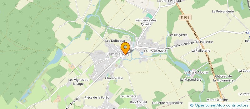 localisation de l'entreprise MONSIEUR ROMUALD FROGER à SEMBLANCAY