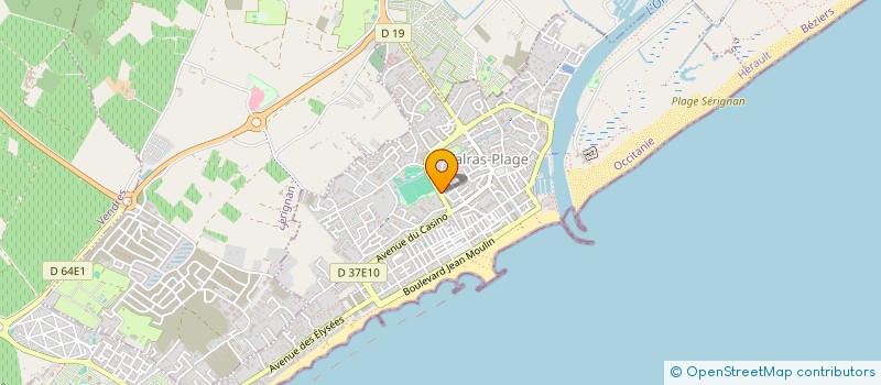 localisation de l'entreprise MONSIEUR ROMUALD GAISNON  VALRAS-PLAGE