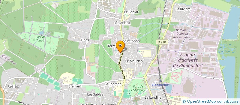 localisation de l'entreprise MONSIEUR ROMUALD GALLET à BLANQUEFORT