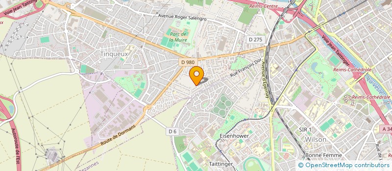 localisation de l'entreprise MONSIEUR ROMUALD GAUVIN  TINQUEUX