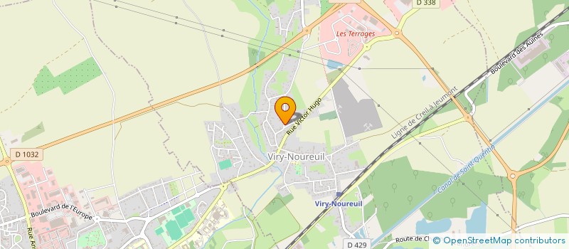 localisation de l'entreprise MONSIEUR ROMUALD GERARD à VIRY-NOUREUIL