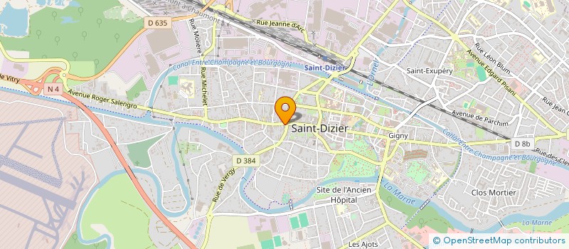 localisation de l'entreprise MONSIEUR ROMUALD GHANEM à SAINT-DIZIER