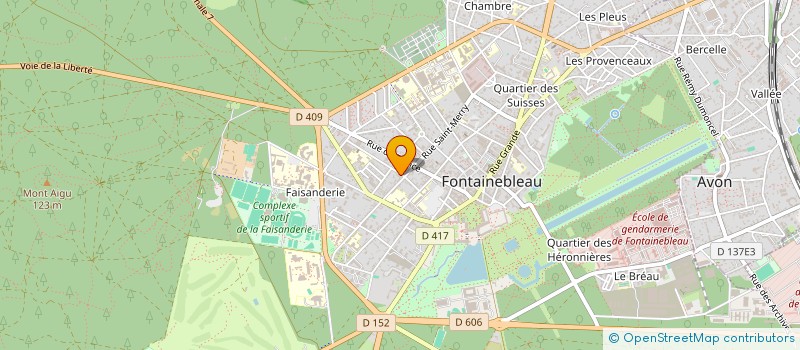 localisation de l'entreprise MONSIEUR ROMUALD GILLARD à FONTAINEBLEAU