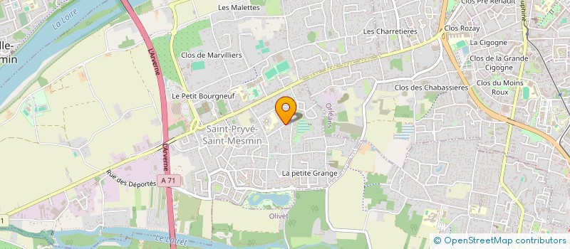 localisation de l'entreprise MONSIEUR ROMUALD GIZZI  SAINT-PRYVE-SAINT-MESMIN