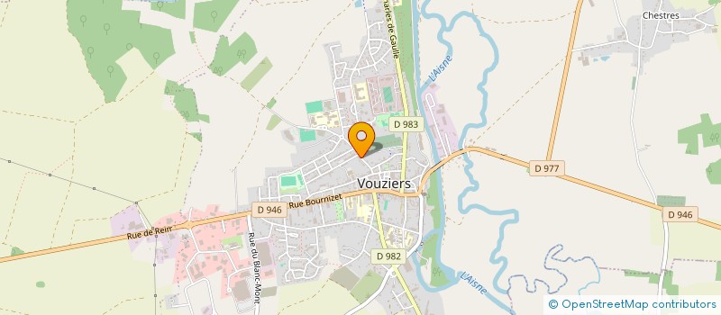 localisation de l'entreprise MONSIEUR ROMUALD GREFF  VOUZIERS