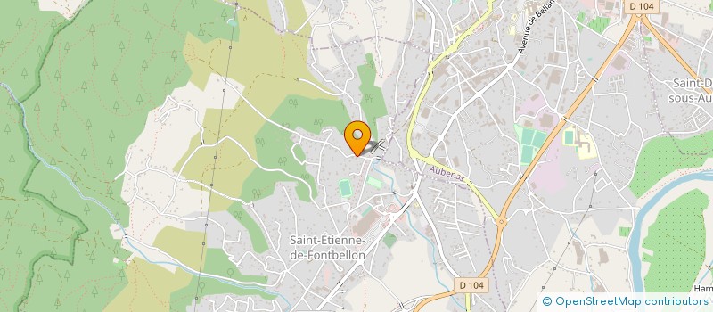 localisation de l'entreprise MONSIEUR ROMUALD GUILHAMOU à SAINT-ETIENNE-DE-FONTBELLON