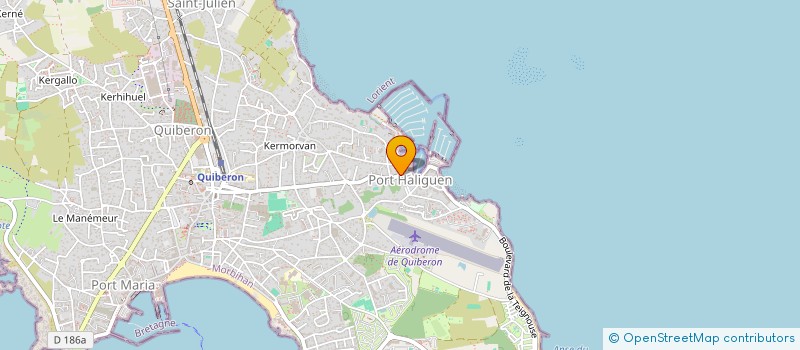 localisation de l'entreprise MONSIEUR ROMUALD GUILLOUZO à QUIBERON