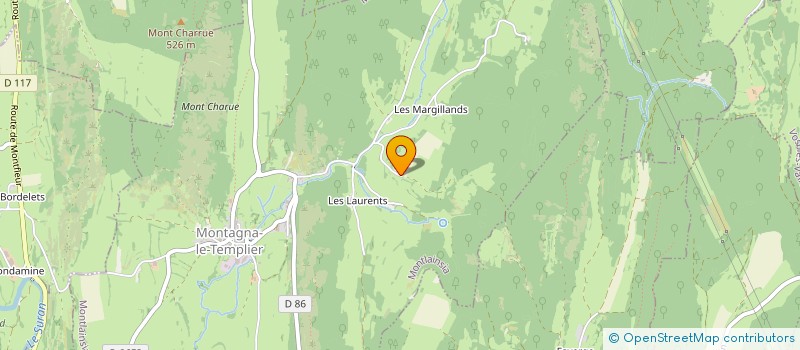 localisation de l'entreprise MONSIEUR ROMUALD GUYENET  MONTLAINSIA