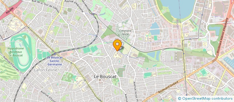 localisation de l'entreprise MONSIEUR ROMUALD HEBRARD à LE BOUSCAT