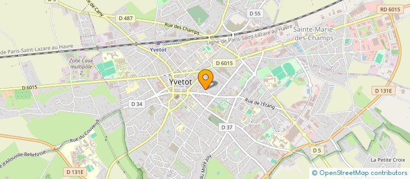 localisation de l'entreprise MONSIEUR ROMUALD HUE  YVETOT