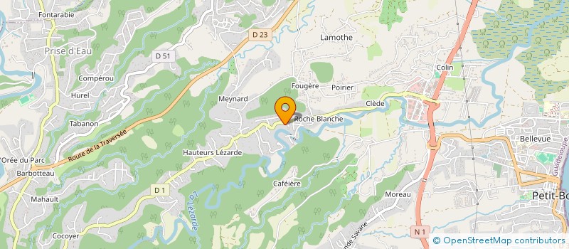 localisation de l'entreprise MONSIEUR ROMUALD KITTAVINY  PETIT-BOURG