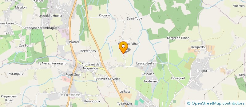 localisation de l'entreprise MONSIEUR ROMUALD L HOURS  PLEUVEN