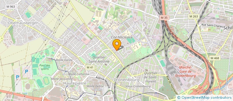 localisation de l'entreprise MONSIEUR ROMUALD LADWEIN à STRASBOURG