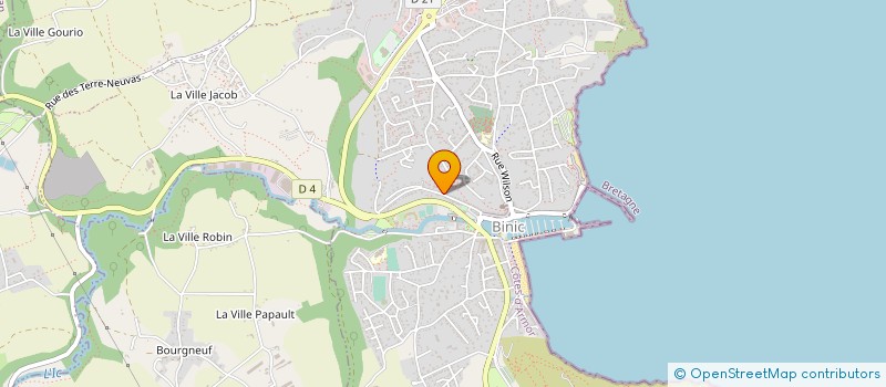 localisation de l'entreprise MONSIEUR ROMUALD LE BONNIEC à BINIC-ETABLES-SUR-MER