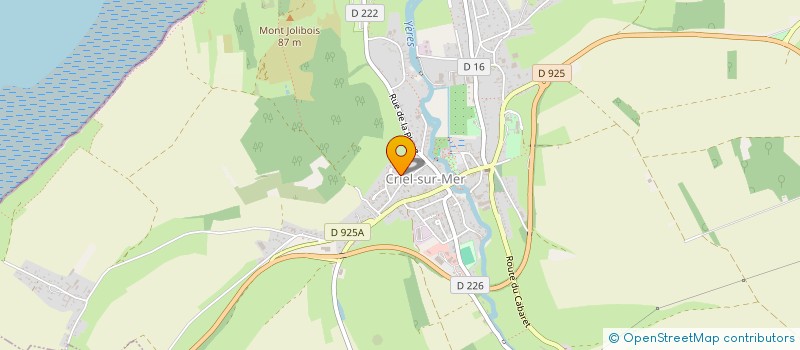 localisation de l'entreprise MONSIEUR ROMUALD LE COQUET  CRIEL-SUR-MER