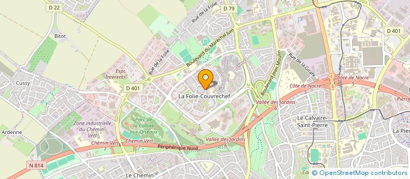 localisation de l'entreprise MONSIEUR ROMUALD LE CORRE à CAEN