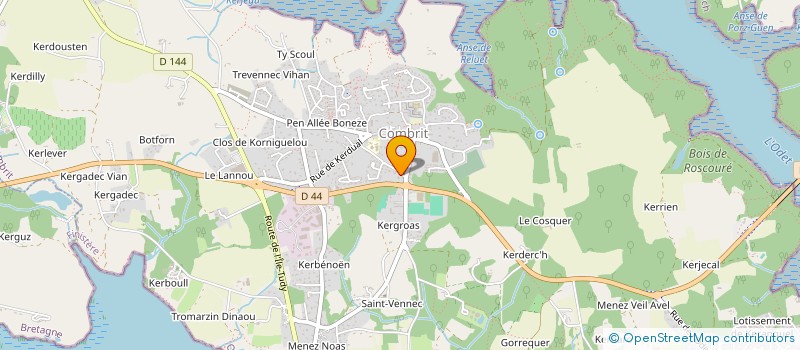 localisation de l'entreprise MONSIEUR ROMUALD LE COZ à COMBRIT