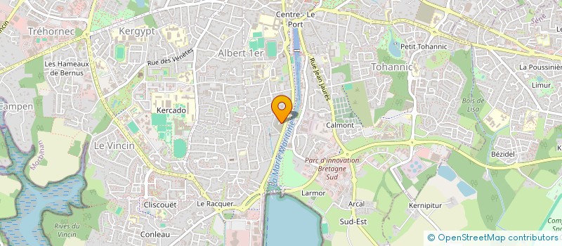 localisation de l'entreprise MONSIEUR ROMUALD LE GOHIC à VANNES