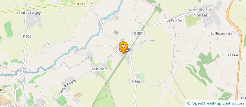 localisation de l'entreprise MONSIEUR ROMUALD LEBOUCHER à CALIGNY