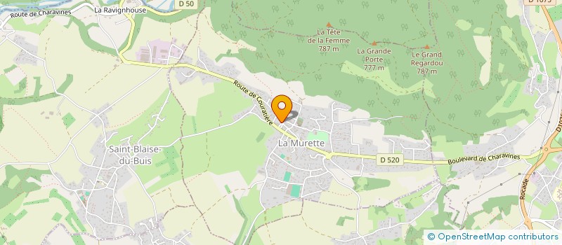 localisation de l'entreprise MONSIEUR ROMUALD LECLERC à LA MURETTE