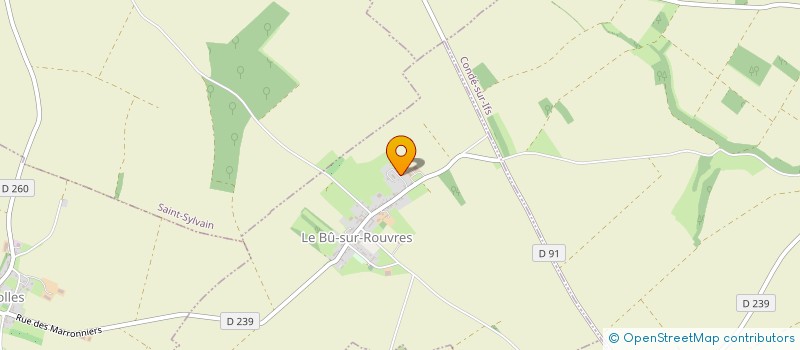 localisation de l'entreprise MONSIEUR ROMUALD LECORDIER  LE BU-SUR-ROUVRES