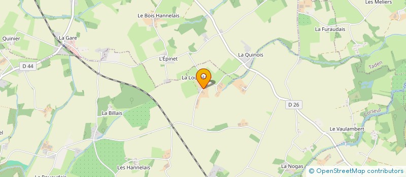 localisation de l'entreprise MONSIEUR ROMUALD LECORVAISIER  CORSEUL