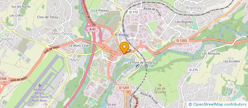 localisation de l'entreprise MONSIEUR ROMUALD LEFEVRE à ANNECY