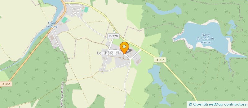 localisation de l'entreprise MONSIEUR ROMUALD LEGER  LE CHATELIER