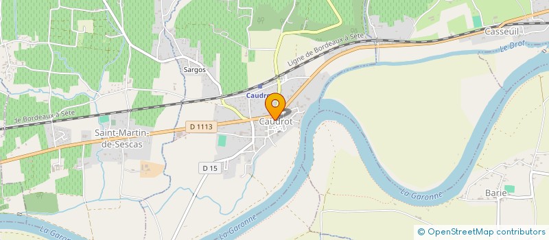 localisation de l'entreprise MONSIEUR ROMUALD LEGRAND  CAUDROT