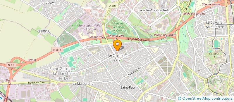 localisation de l'entreprise MONSIEUR ROMUALD LERMYTTE à CAEN