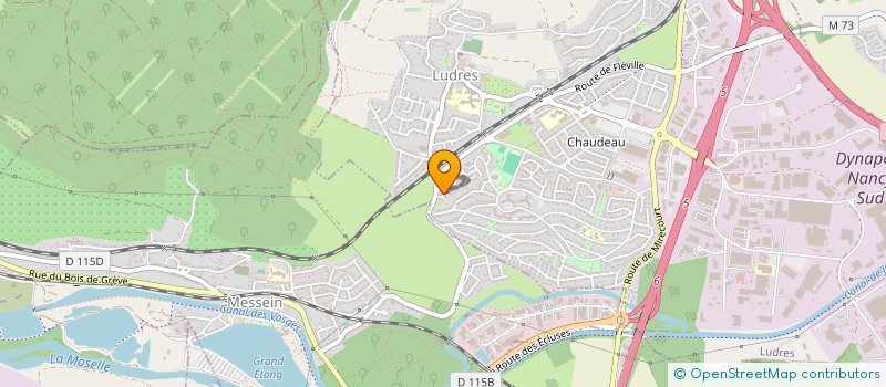 localisation de l'entreprise MONSIEUR ROMUALD LESAING  LUDRES