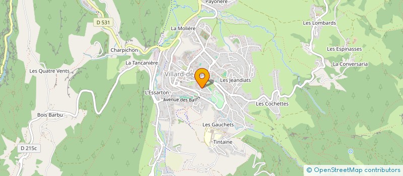 localisation de l'entreprise MONSIEUR ROMUALD LICINIO  VILLARD-DE-LANS