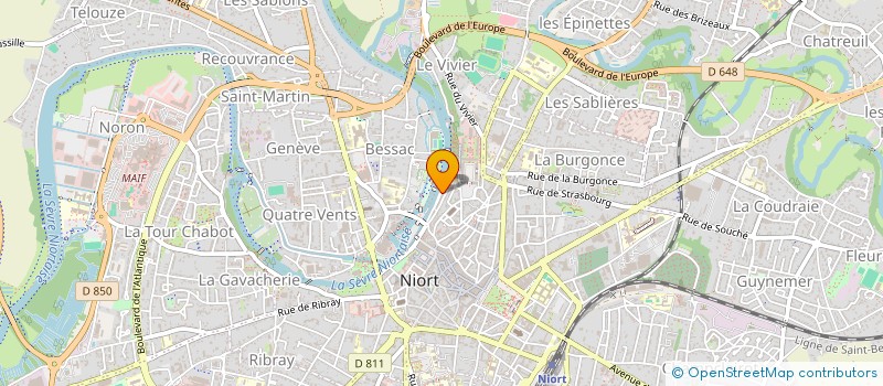 localisation de l'entreprise MONSIEUR ROMUALD MAHEUST à NIORT