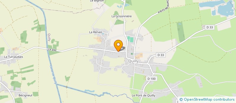 localisation de l'entreprise MONSIEUR ROMUALD MAIRE  QUILLY