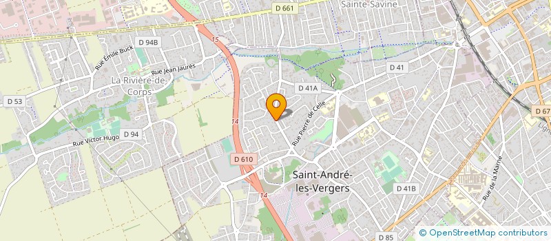 localisation de l'entreprise MONSIEUR ROMUALD MANAVIT  SAINT-ANDRE-LES-VERGERS