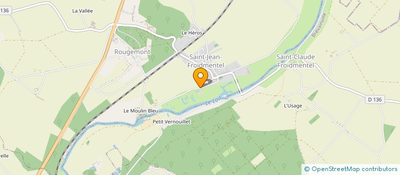 localisation de l'entreprise MONSIEUR ROMUALD MARTELLIERE  SAINT-JEAN-FROIDMENTEL