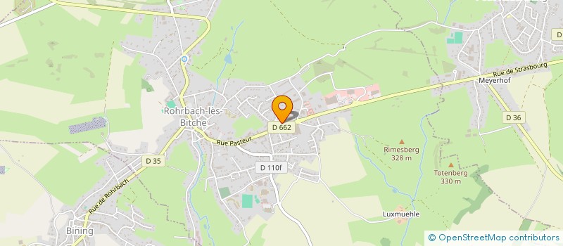 localisation de l'entreprise MONSIEUR ROMUALD MARTIN  ROHRBACH-LES-BITCHE