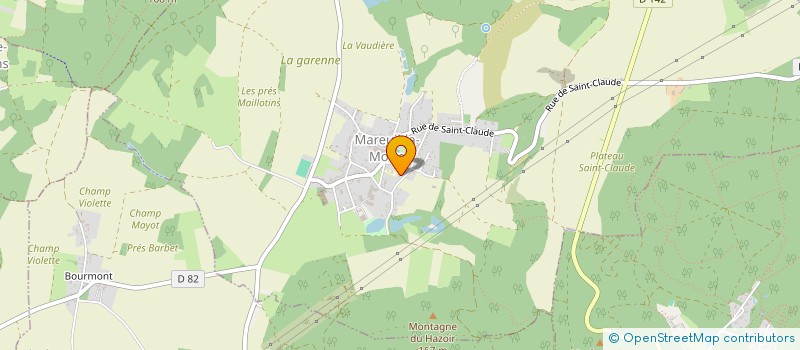 localisation de l'entreprise MONSIEUR ROMUALD MARTIN  MAREUIL-LA-MOTTE