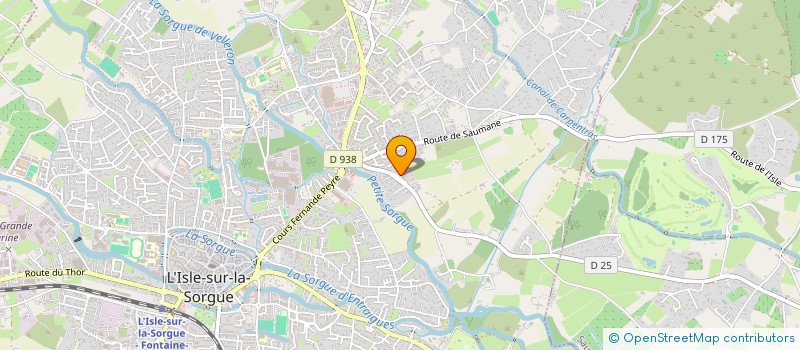 localisation de l'entreprise MONSIEUR ROMUALD MARY  L'ISLE-SUR-LA-SORGUE