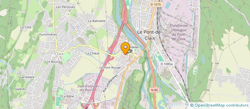 localisation de l'entreprise MONSIEUR ROMUALD MATTEUCCI  CLAIX