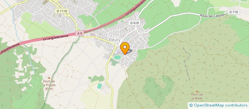 localisation de l'entreprise MONSIEUR ROMUALD MELIZ  FLEURY