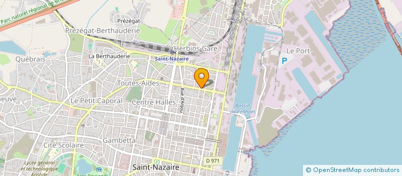 localisation de l'entreprise MONSIEUR ROMUALD MIGNOT à SAINT-NAZAIRE