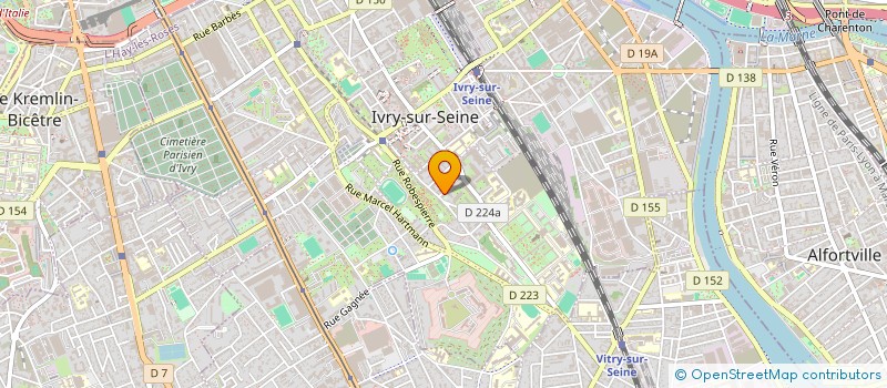 localisation de l'entreprise MONSIEUR ROMUALD MILIEN  IVRY-SUR-SEINE