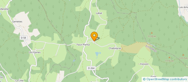 localisation de l'entreprise MONSIEUR ROMUALD MORIN  ECHANDELYS