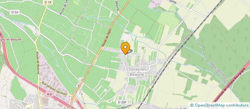 localisation de l'entreprise MONSIEUR ROMUALD MUNTZ  CHOREY-LES-BEAUNE