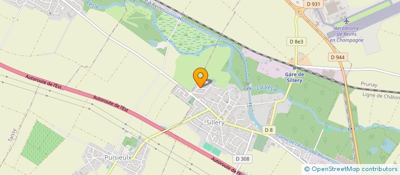 localisation de l'entreprise MONSIEUR ROMUALD NOAILLON  SILLERY