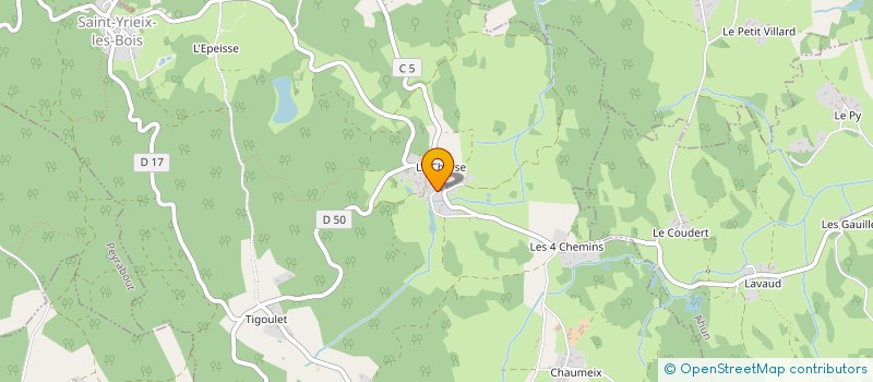 localisation de l'entreprise MONSIEUR ROMUALD NOYE à SAINT-YRIEIX-LES-BOIS