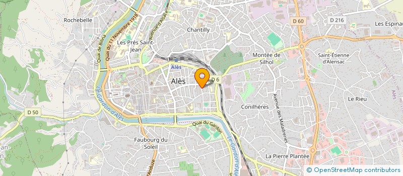 localisation de l'entreprise MONSIEUR ROMUALD PASTOR à ALES