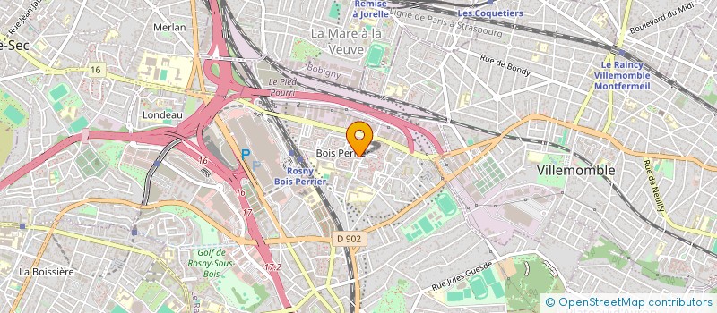 localisation de l'entreprise MONSIEUR ROMUALD PAUL à ROSNY-SOUS-BOIS