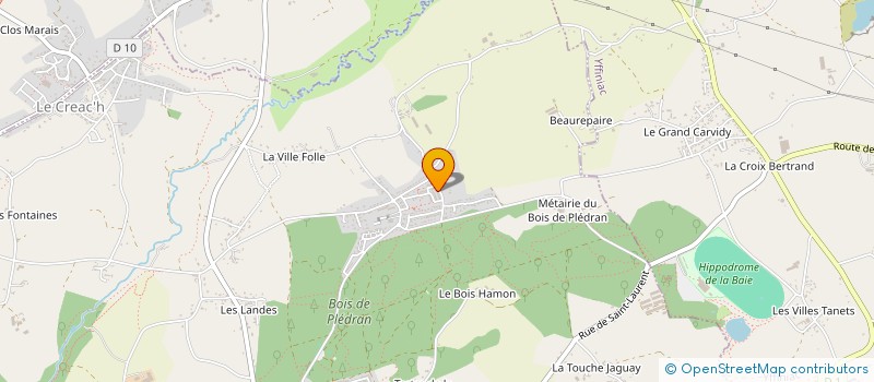 localisation de l'entreprise MONSIEUR ROMUALD PECHEUR à PLEDRAN